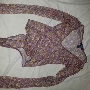 Floral Mesh forever 21 jumpsuit